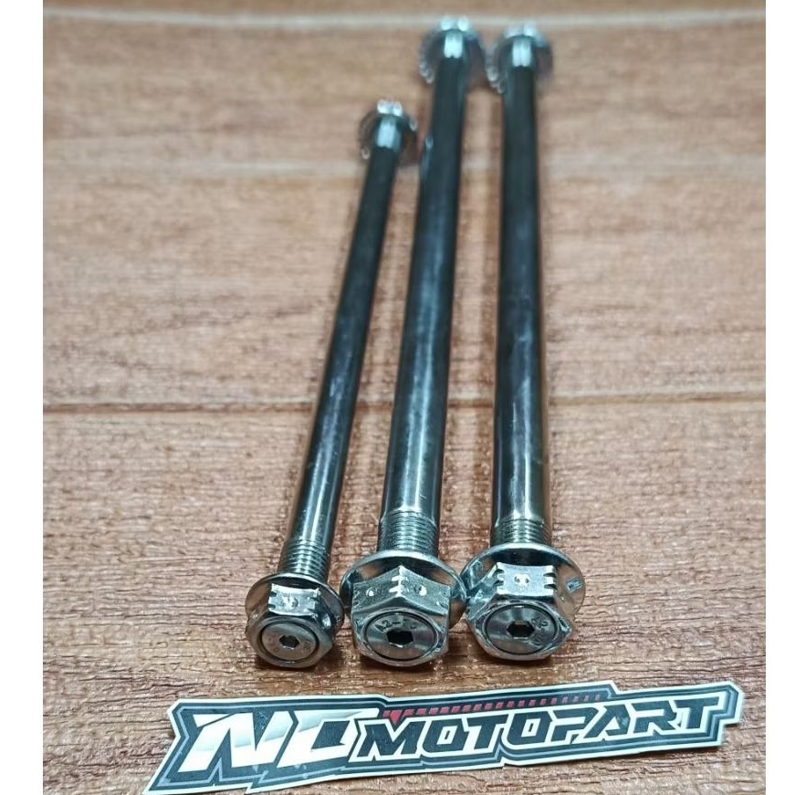 SET AS SWING ARM DAN AS RODA DEPAN BELAKANG MODEL PROBOLT VARIASI UNTUK JENIS MOTOR YAMAHA F1ZR JUPI
