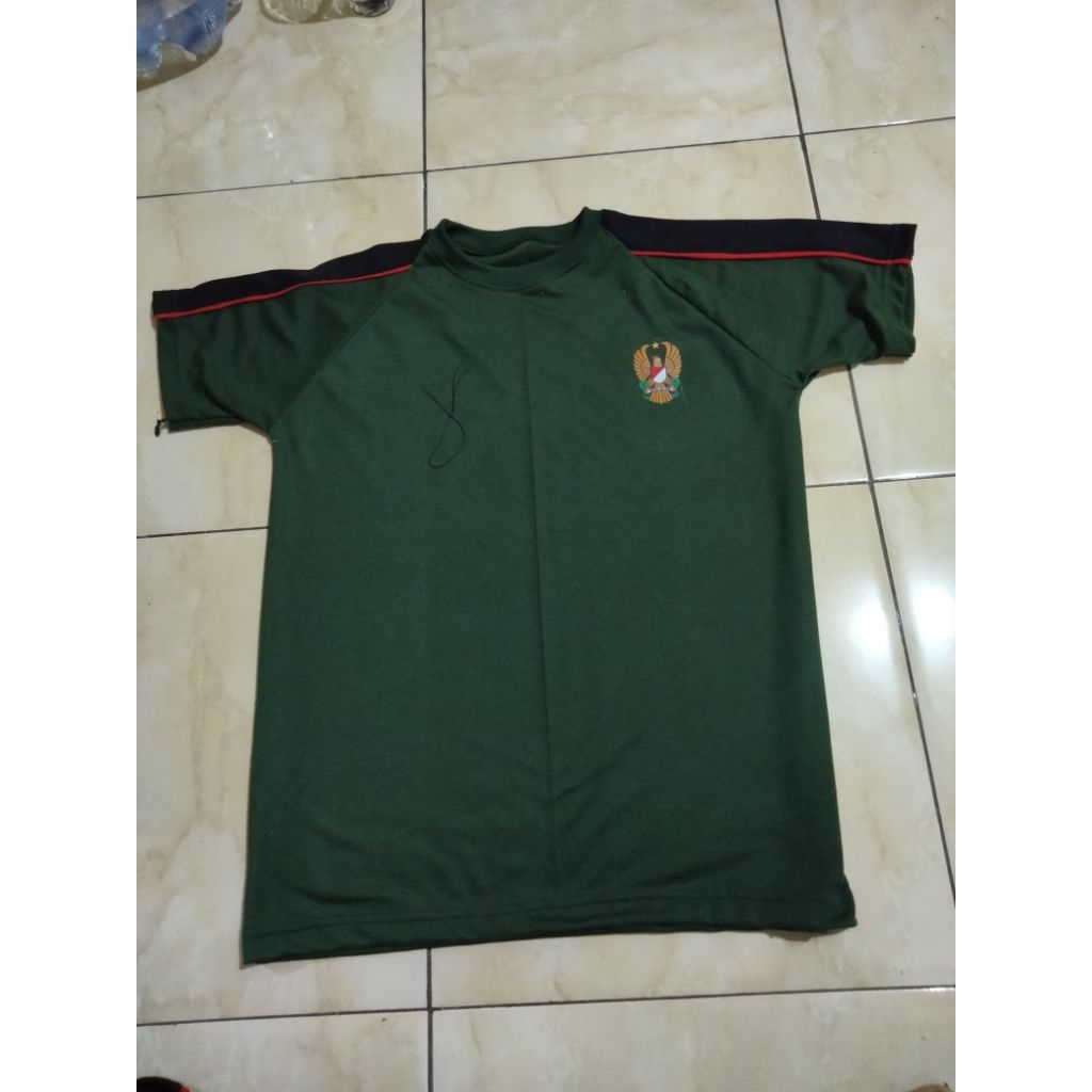 Kaos kombinasi tni AD / Kaos rehlan tni ada logo / Kaos TNI AD