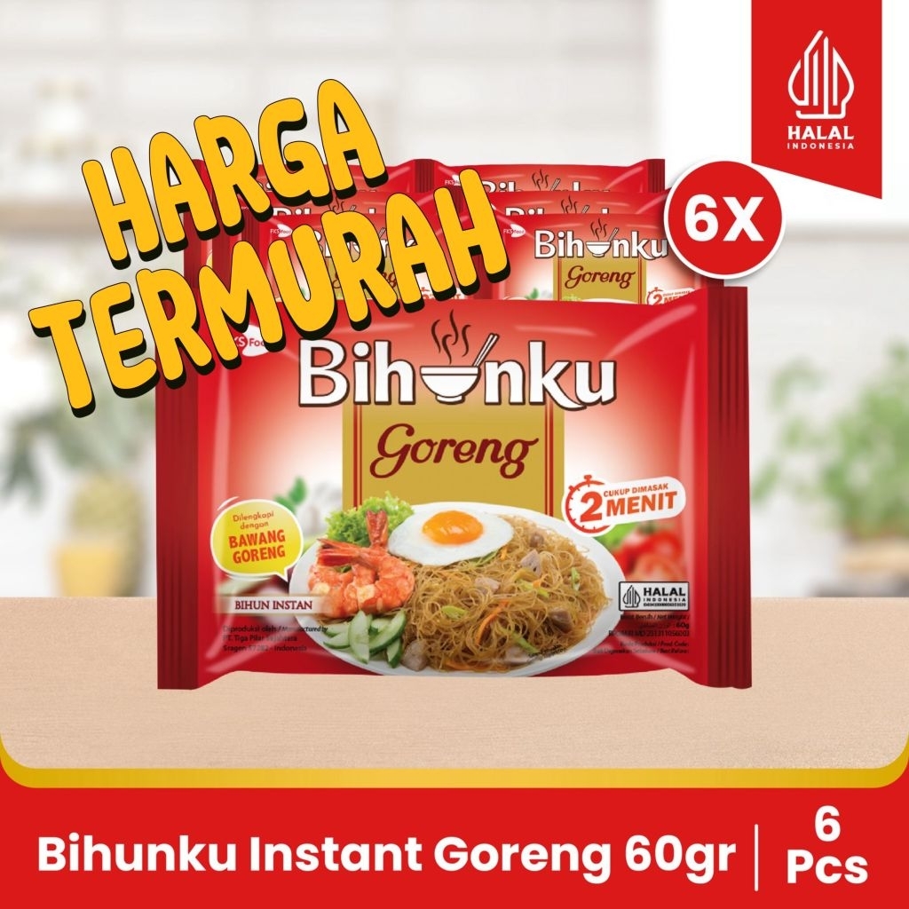

Paket murah Bundling - Bihunku Instant - Goreng - 60gr - 6pcs RT