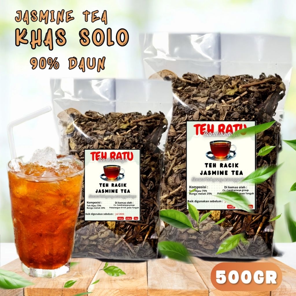 

Teh Racik Special Jasmine Tea Khas Solo Teh Ratu 500 Gram