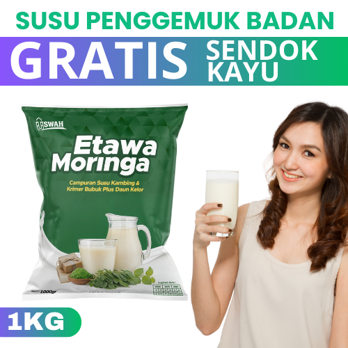 

Susu Kambing Etawa Moringa 1kg Penggemuk Badan