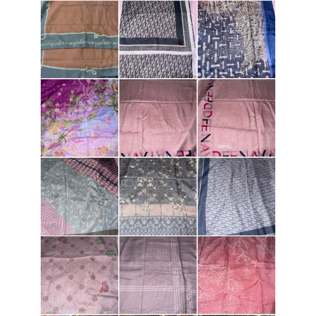 Preloved Hijab Buttonscarves, Ria Miranda, Vanilla Hijab, Nada Puspita, Deenay, Kinaya,
