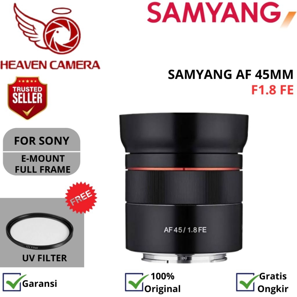 LENSA SAMYANG AF 45MM F1.8 FE / SAMYANG AF 45MM F1.8 FE