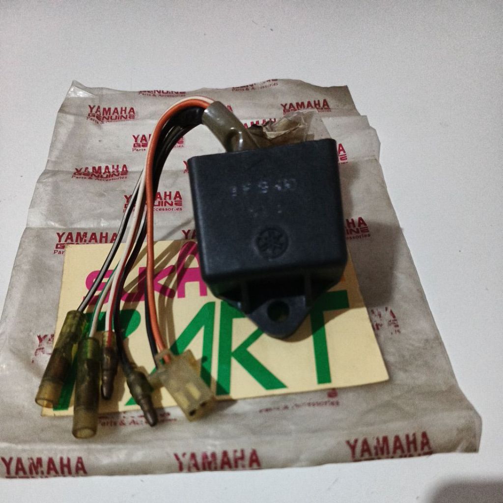 CDI UNIT YAMAHA ALFA CHAMP SIGMA 3FS-3AY DOBEL STATER & ENGKEL ORIGINAL NOS