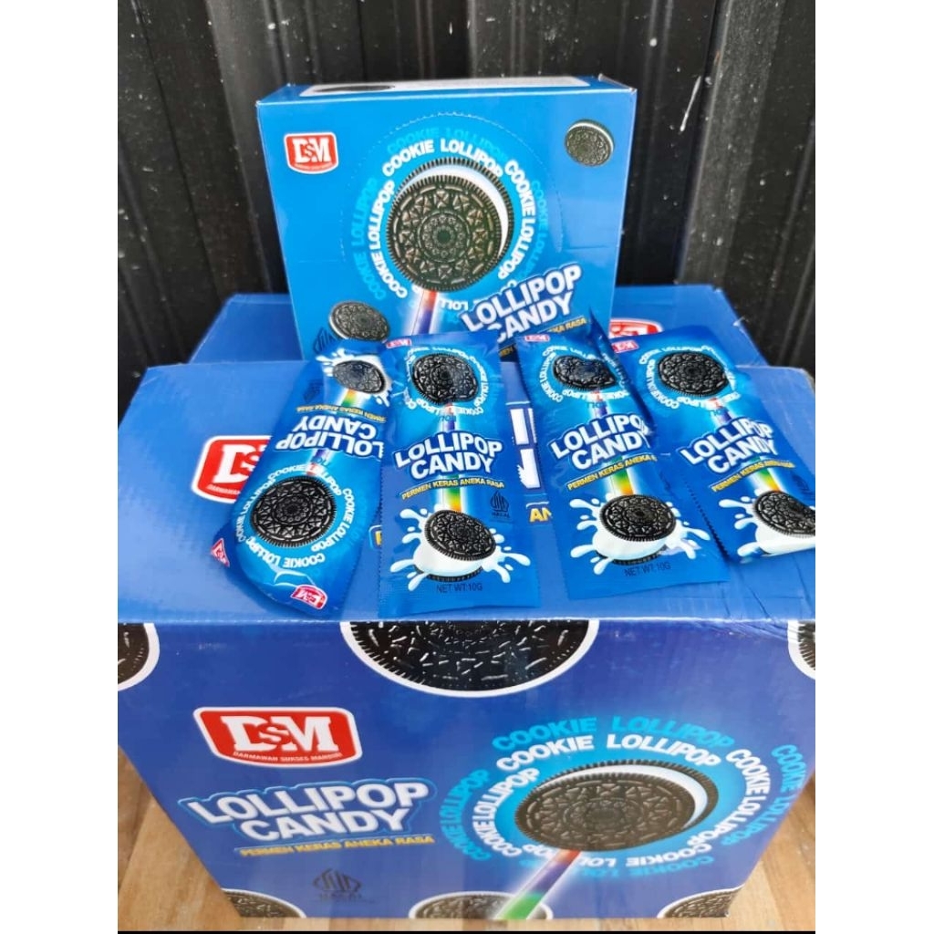 

PERMEN LOLLIPOP OREO NYALA ISI 30 PCS