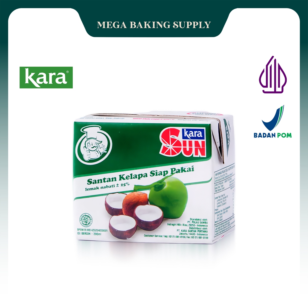 

SUN KARA SANTAN KELAPA 200 ML | Mega Baking Supply