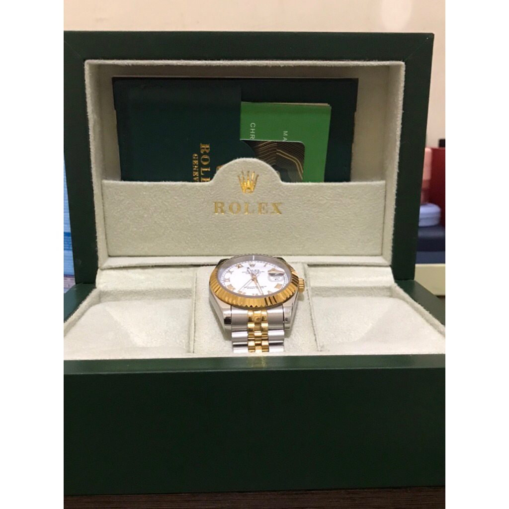 ROLEX OYSTER Original 100% dengan bahan Au 17k