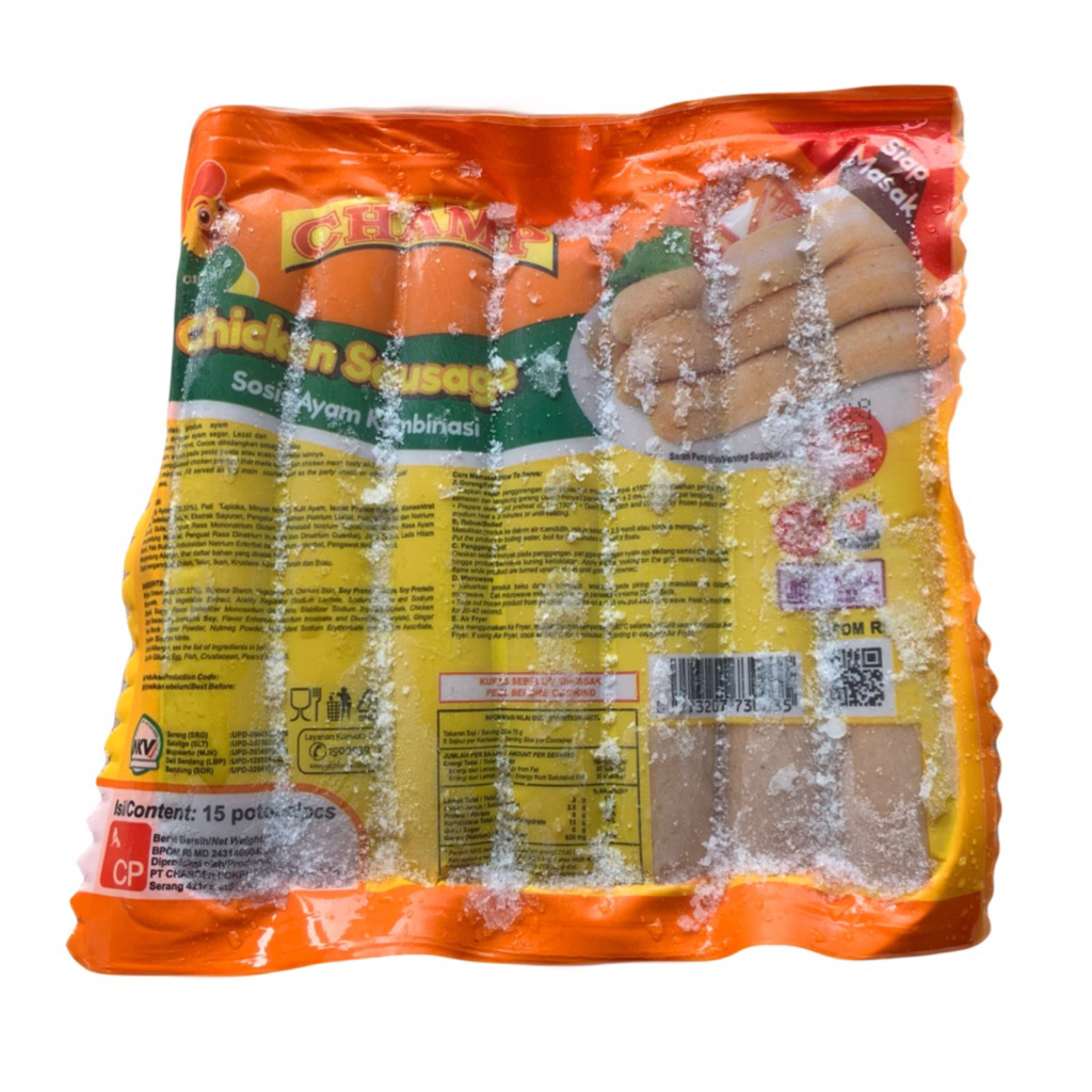 

Sosis Champ Ayam Kombinasi Isi 15