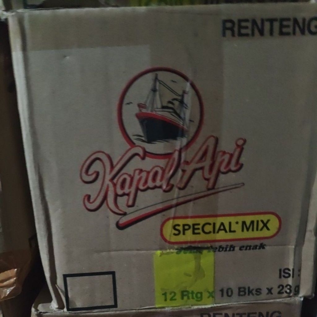 KOPI kapal api spesial mix 1 dus/ 12renteng