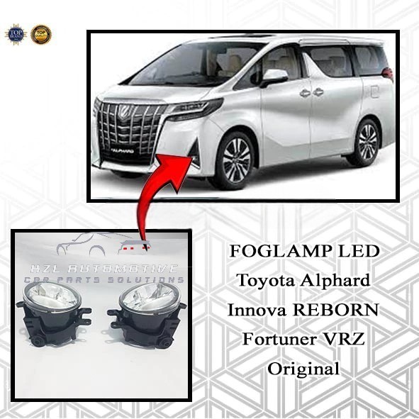 FOGLAMP LED Toyota Alphard Innova REBORN Fortuner VRZ
