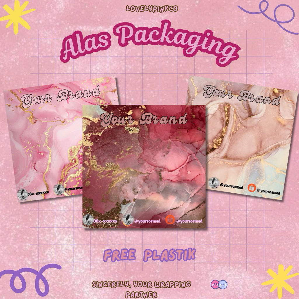 ALAS PACKING GELANG DAN AKSESORIS| ALAS PACKING FREE PLASTIK BISA CUSTOM