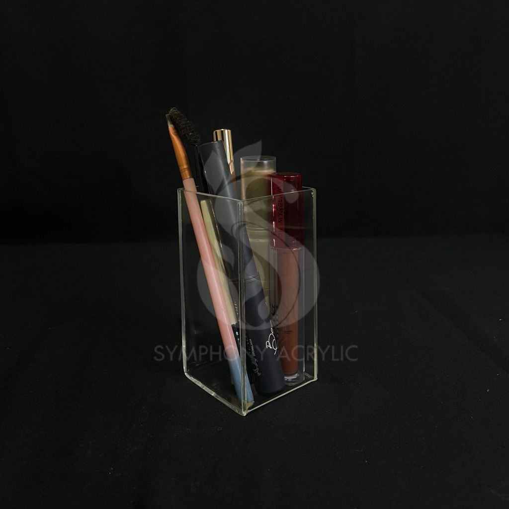 TEMPAT BRUSH MAKE UP AKRILIK / KOTAK PENSIL - PULPEN /  KOTAK SERBAGUNA AKRILIK