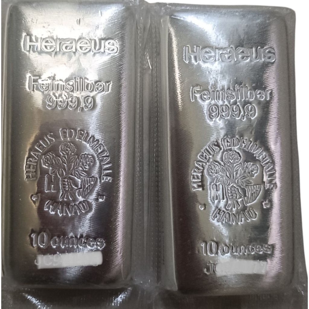 Perak Heraeus German 10oz Fine Silver
