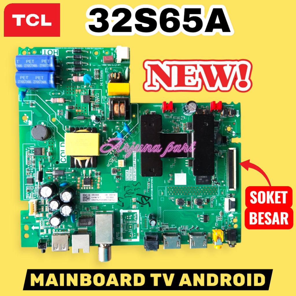 MB TV TCL 32S65A / MAINBOARD TV TCL 32S65A / MODUL TV TCL 32S65A / MESIN TV TCL 32S65A / MB 32S65A /