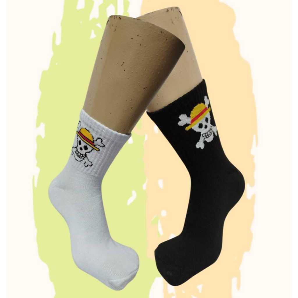 Kaos Kaki Viral One Piece All Size Dewasa