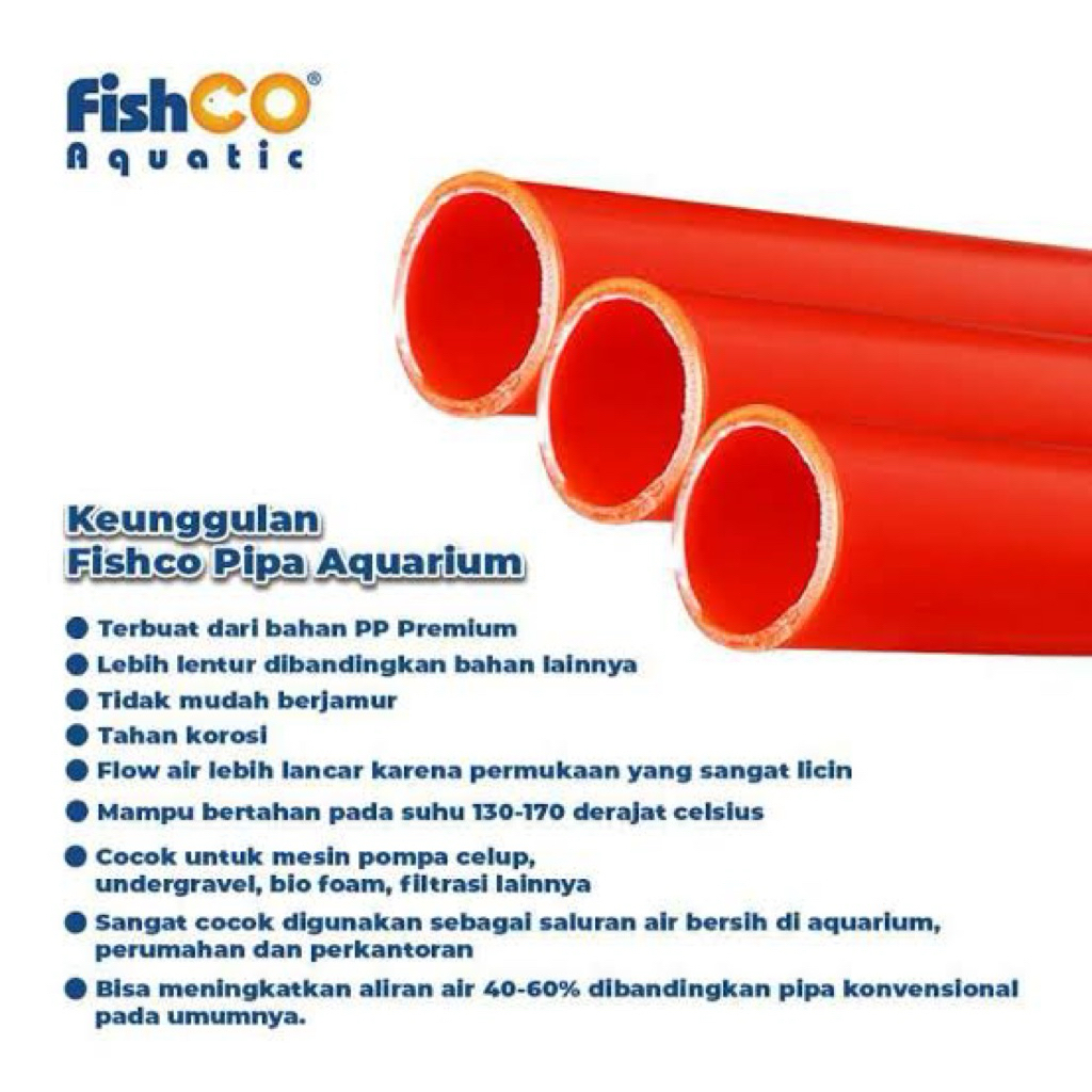Ts Pipa Paralon Hitam Dan Bening Panjang 50Cm Filter Aquarium Aquascape Ukuran 5/8
