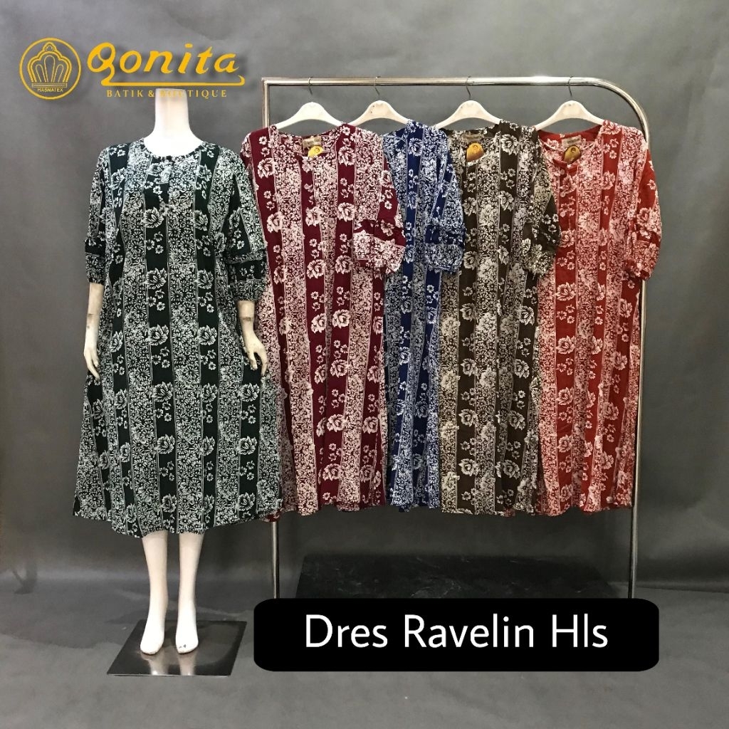 Daster Pekalongan || Dres Ravelin Hls || Daster Qonita batik || Daster murah