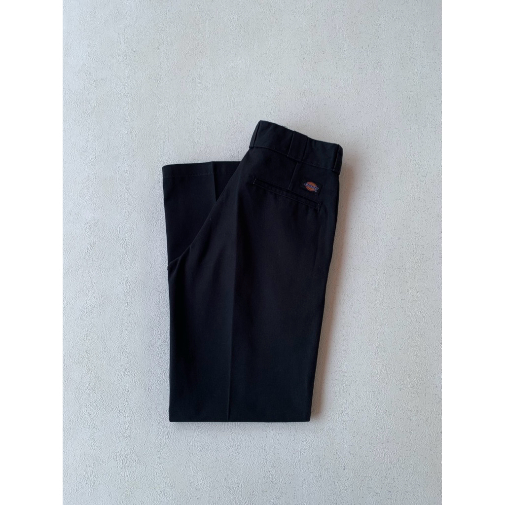 DICKIES - 874 ORIGINAL FIT WORK PANTS BLACK SIZE 28