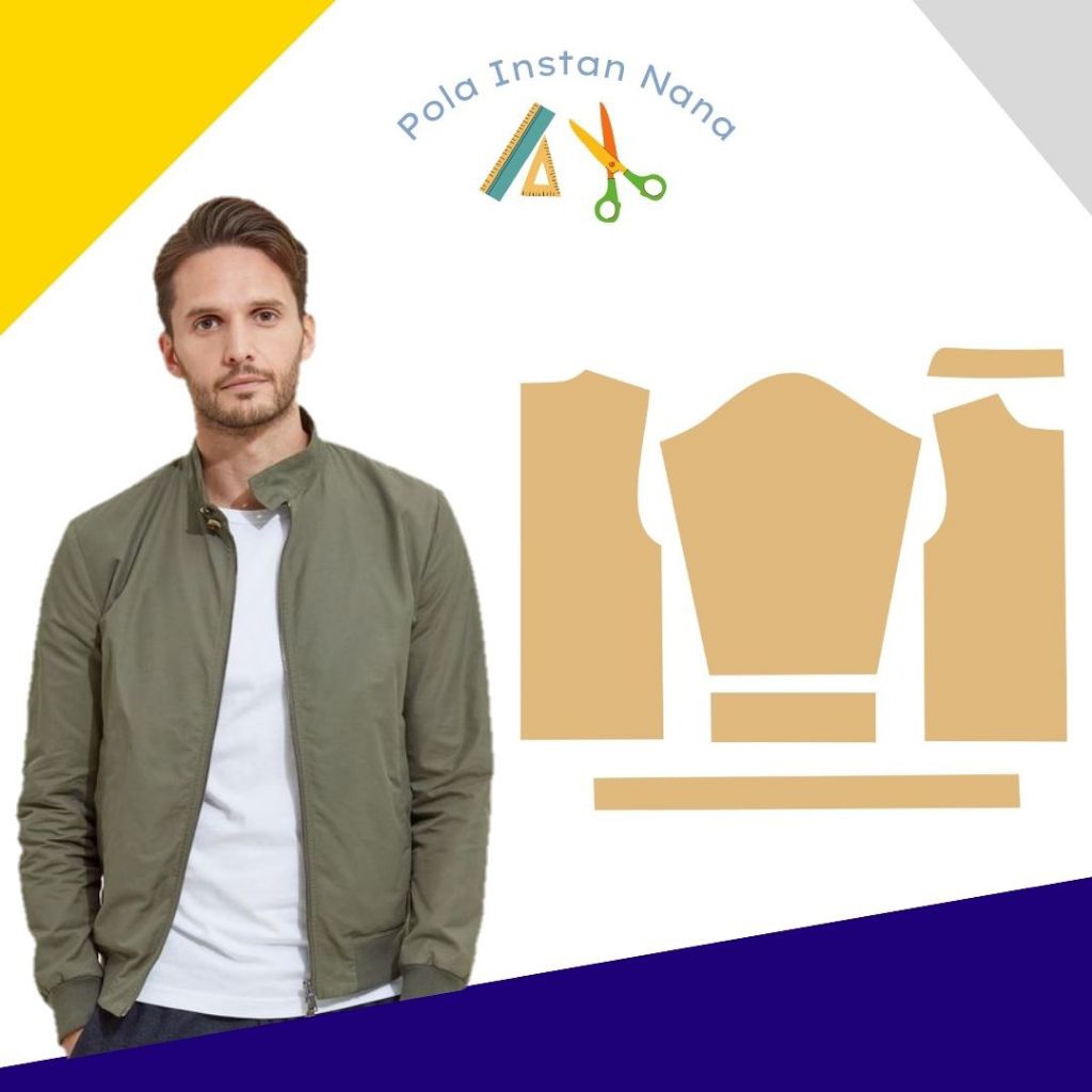 Pola Jaket Pria / Pola Jaket Kerah
