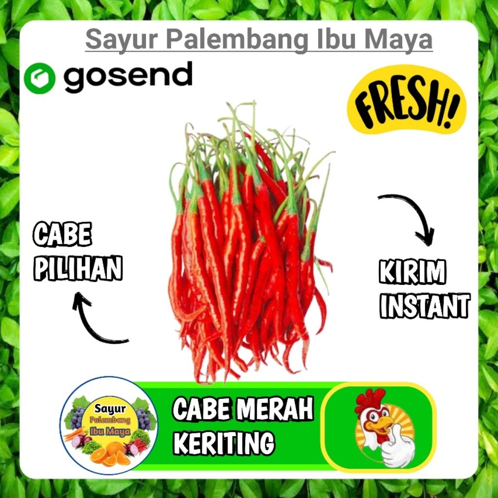 

Cabe / Cabai Merah Keriting Fresh Segar Online - Sayur Palembang