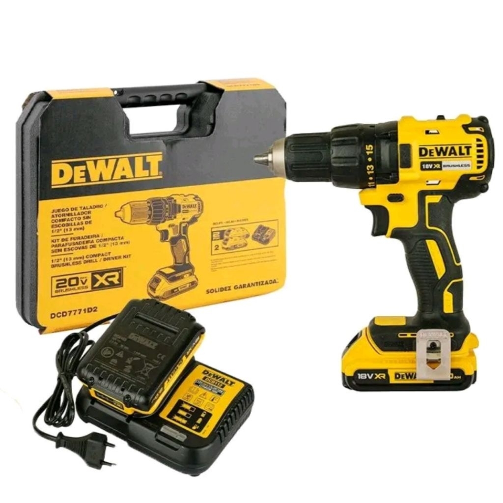 Dewalt dcd7771d2 drill driver cordless mesin bor Dewalt Dcd7771