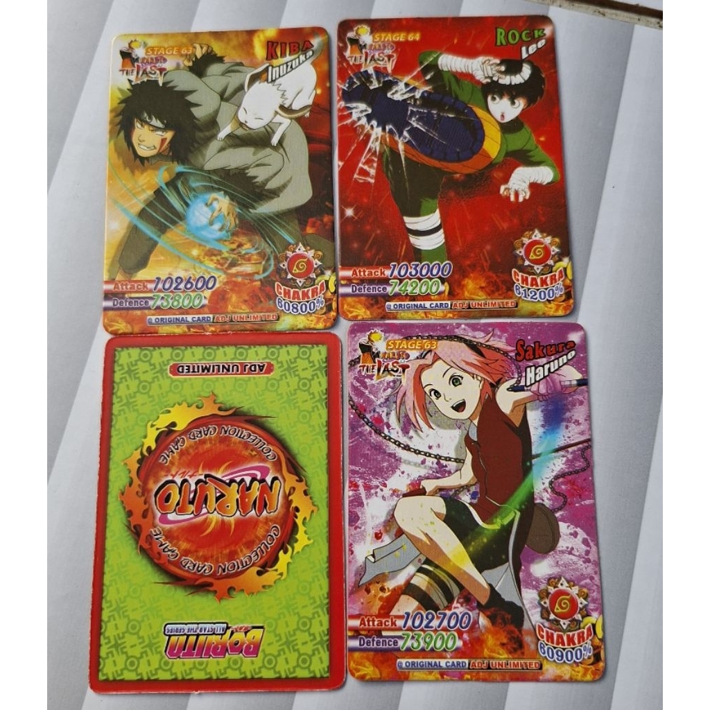 Mainan Anak Kartu Naruto Isi 20 lembar