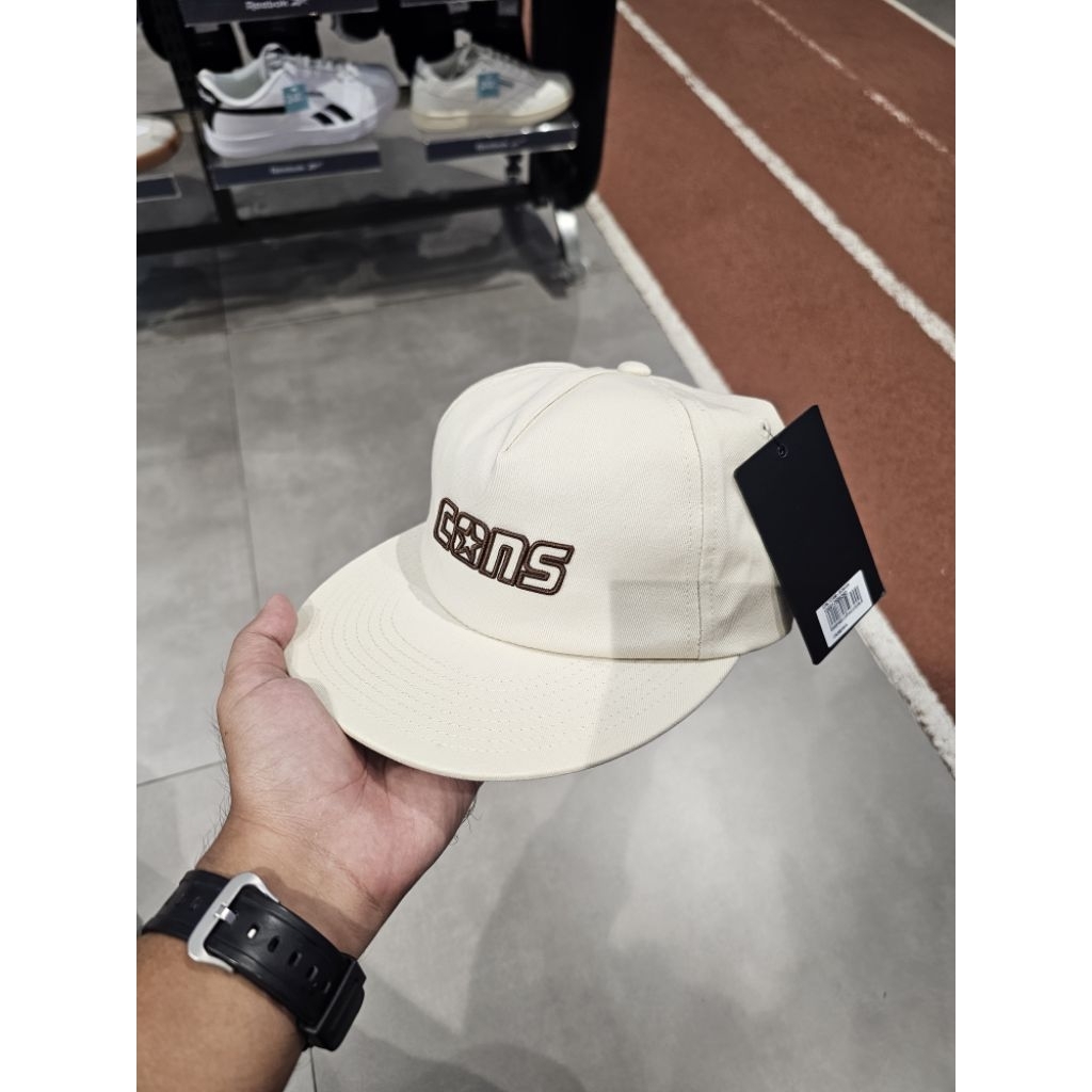 CONVERSE BASEBALL CAP 5PANEL CREAM NEW