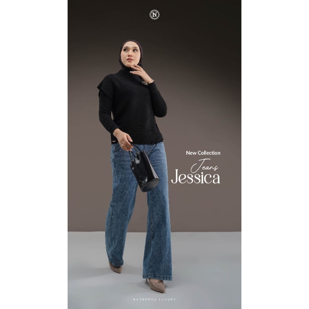 TERBARU//BAWAHAN NADHEERA LUXURY// JEANS WANITA//JESSICA JEANS//