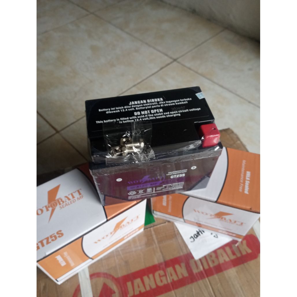 aki kering motor 5 ampere 12 volt GTZ5S