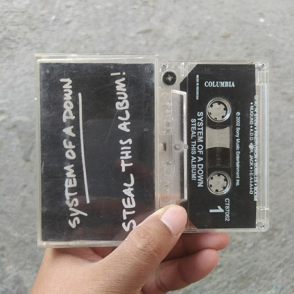 Kaset Pita System Of A Down - Steal This Album 