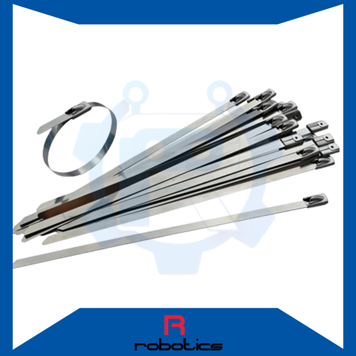 

Panjang 40cm Stainless Cable Ties SUS 304 Kabel Tis Steel Metal Tie