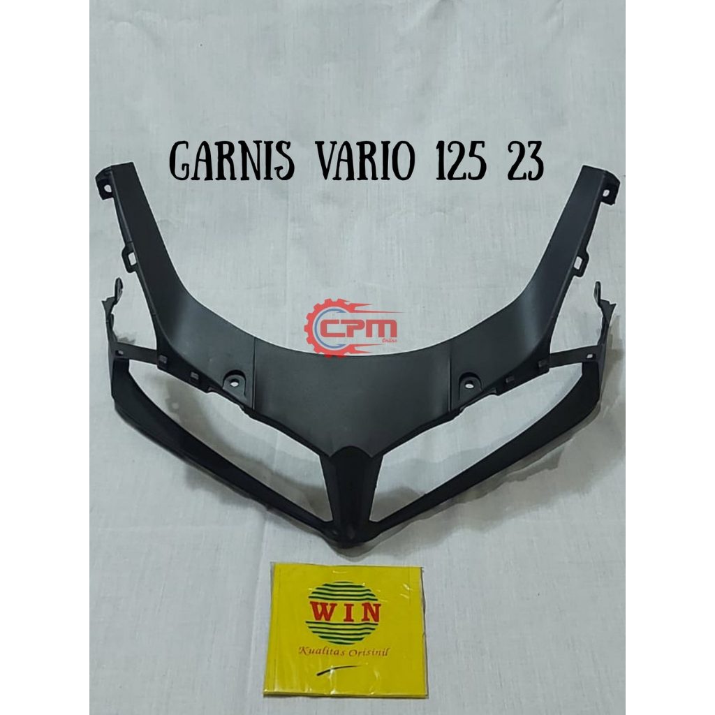 WIN Garnish Cover Dudukan Lampu Depan Vario 125 23 Vario 125 New Headlight Headlamp Hiasan Lampu Dep