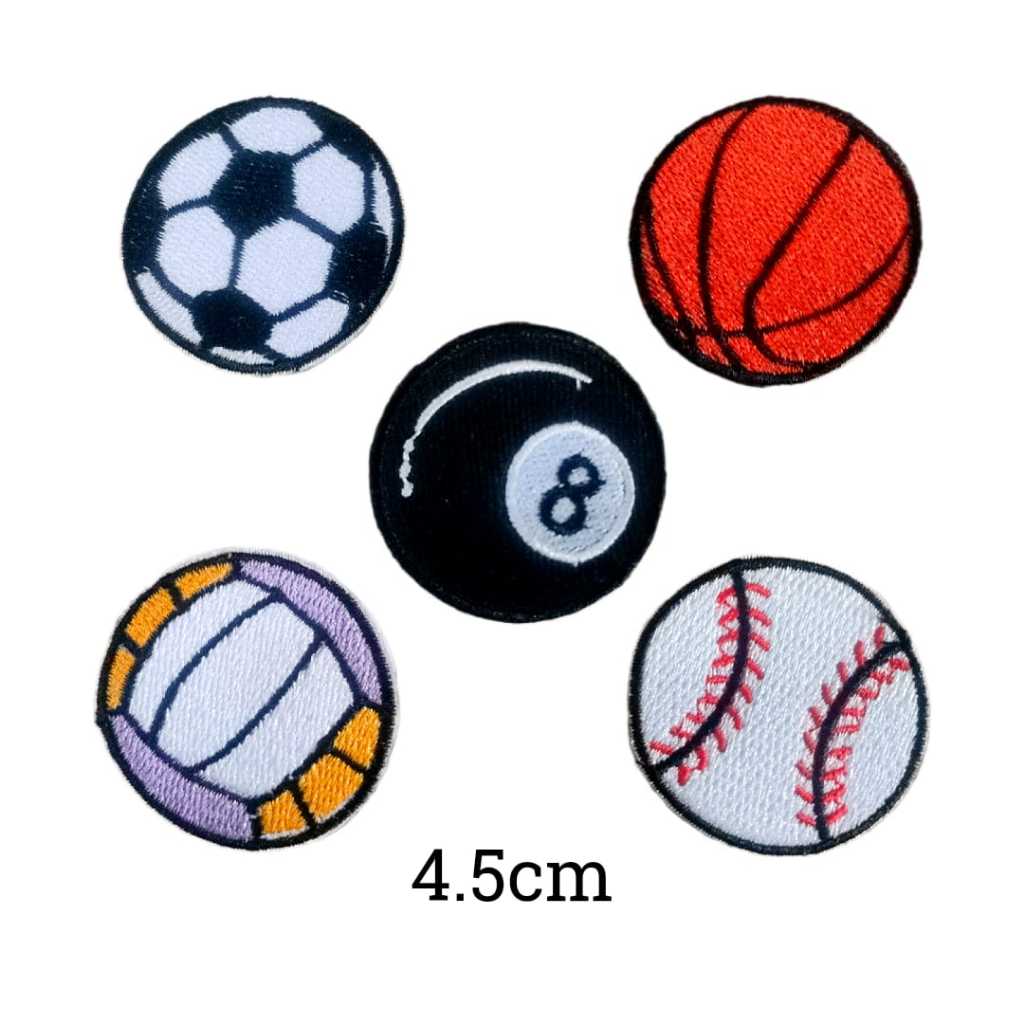 Patch bordir Karakter BOLA / Patch bordir Karakter BALL
