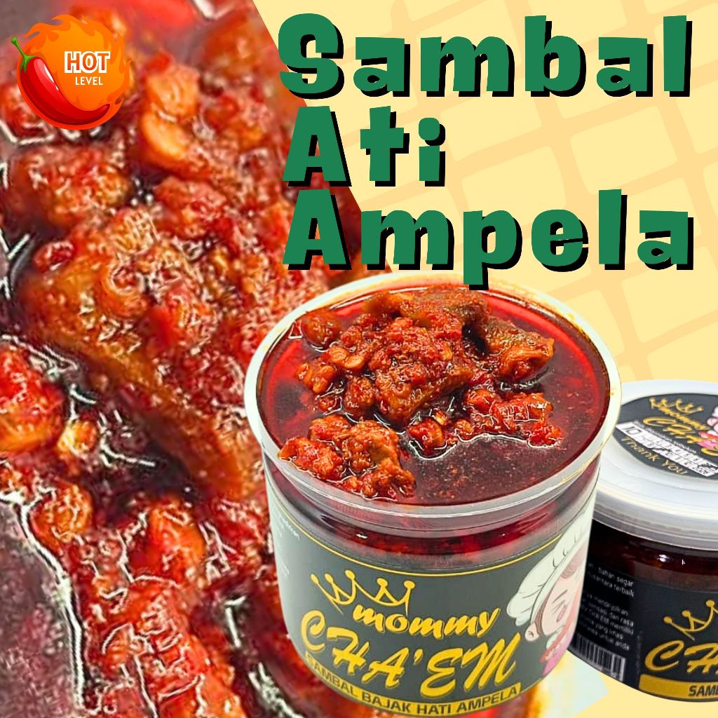 

Sambel Ati Ampela Sambel Bajak Ati Ampela Cabe Pedas Ayam Suwir Berat Halal Praktis / 130gr 200gr 1kg / Sambal Mommy Cha'em