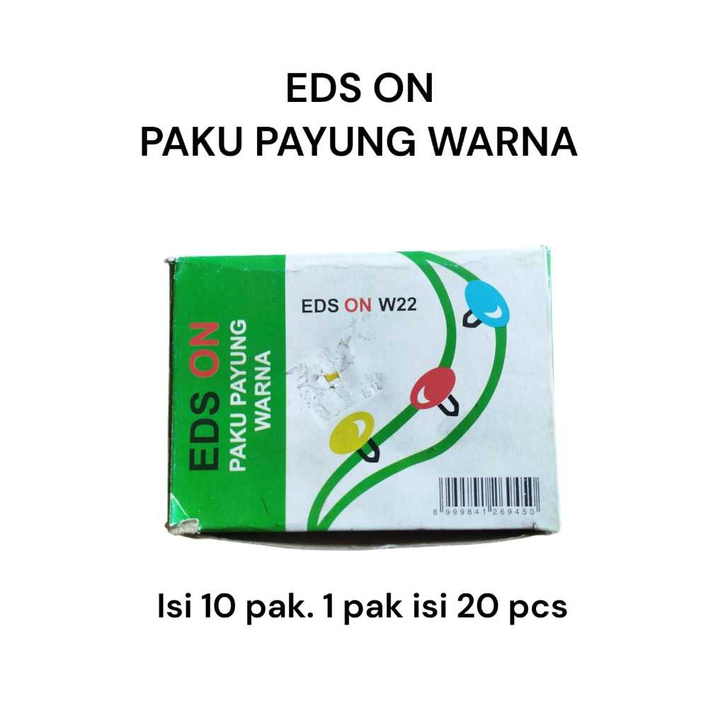 

EDS ON W22 Paku Payung Warna - Color Thumb Tacks Original - Paku Payung Warna Kecil