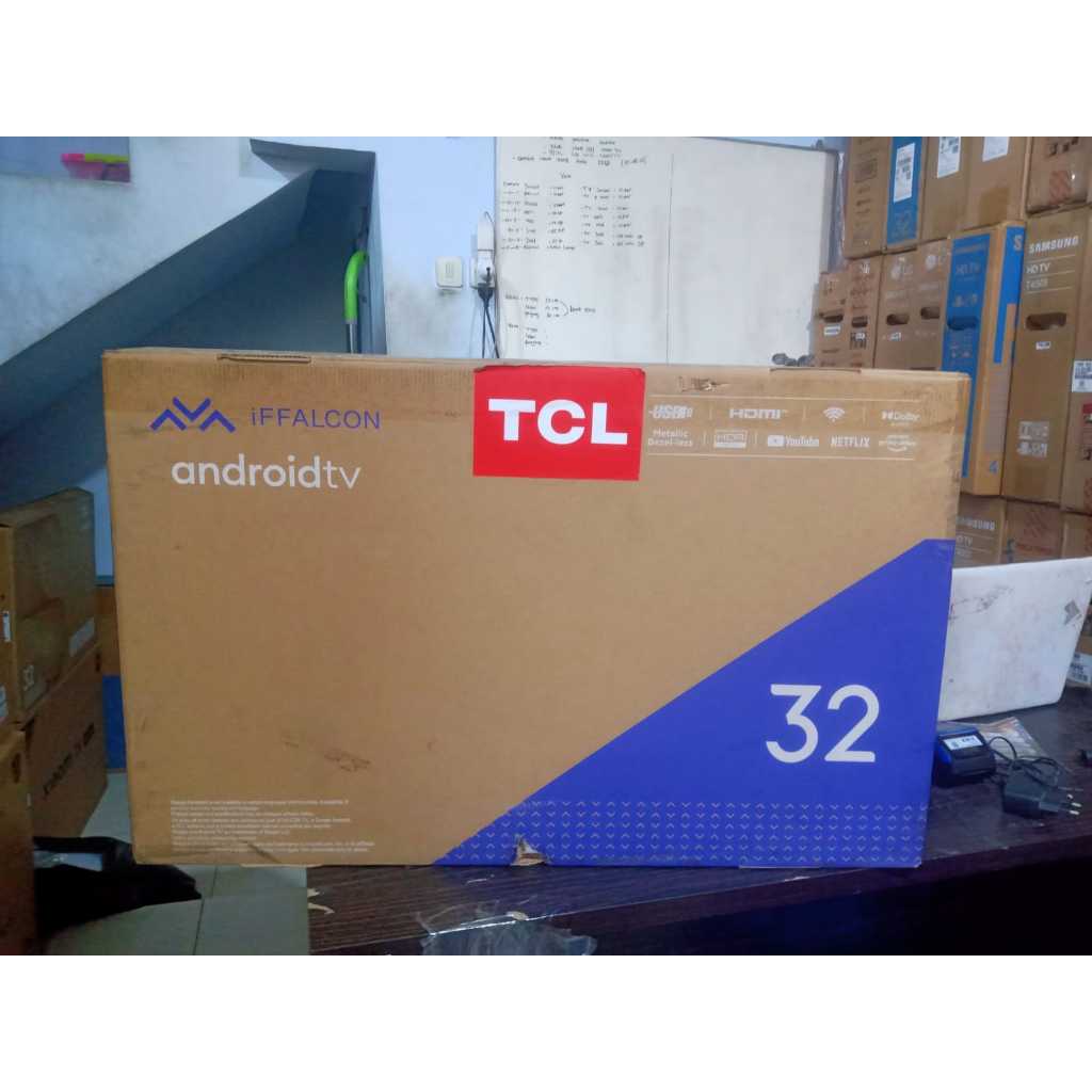 (FREE PALET KAYU) ANDROID TV IFFALCON by TCL 32 INC BEZELLES DESIGN NEW