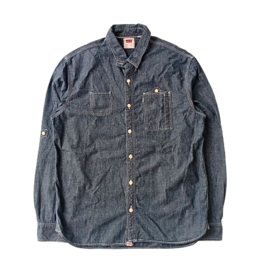 Work Shirt / Kemeja Levis 2 Pocket Denim Men Women Preloved