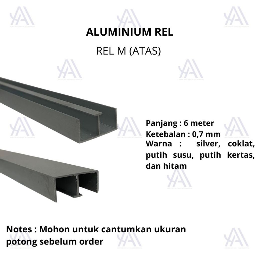 Rel M Etalase / Rel Atas Etalase