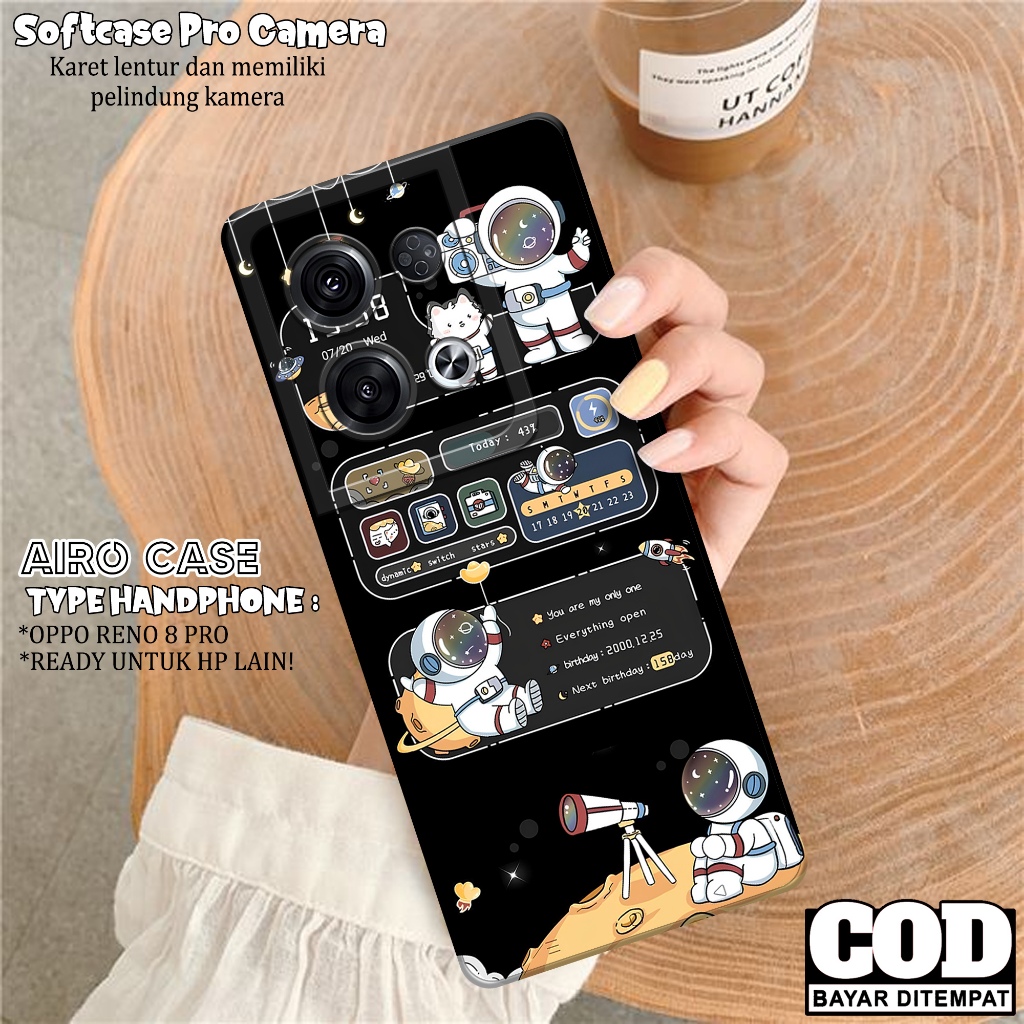 Case Oppo Reno 8 pro Terbaru - Softcase Oppo Reno 8 pro - Fashion Case ASTRONOD - Casing Oppo Reno 8