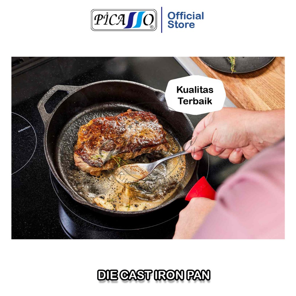 PICASSO Die Cast Skillet Iron Pan