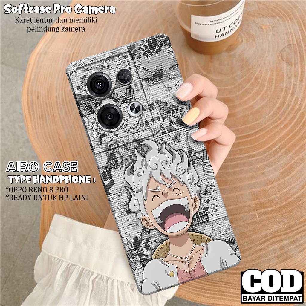 Case Oppo Reno 8 pro Terbaru - Softcase Oppo Reno 8 pro - Fashion Case ANIME  - Casing Oppo Reno 8 p