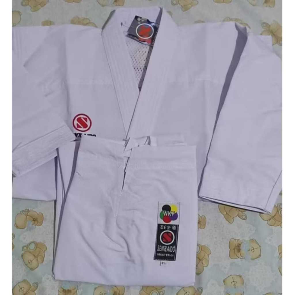 Dogi / Baju karate Senkaido Master-Gi Kata Polos (tanpa bordir dipundak/ PUNDAK POLOS) Original