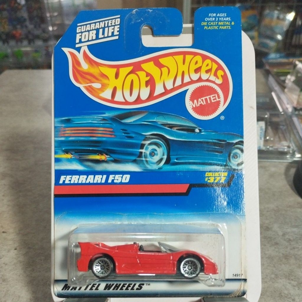 hotwheels FERRARI F50 GUARANGEED FOR LIFE