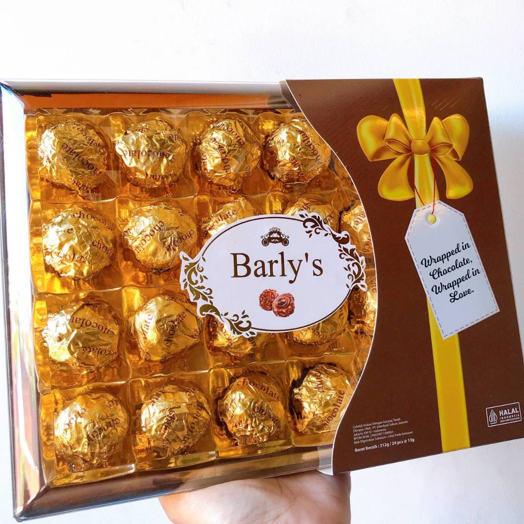 

Coklat Barlys Chocolate Square Ribbon