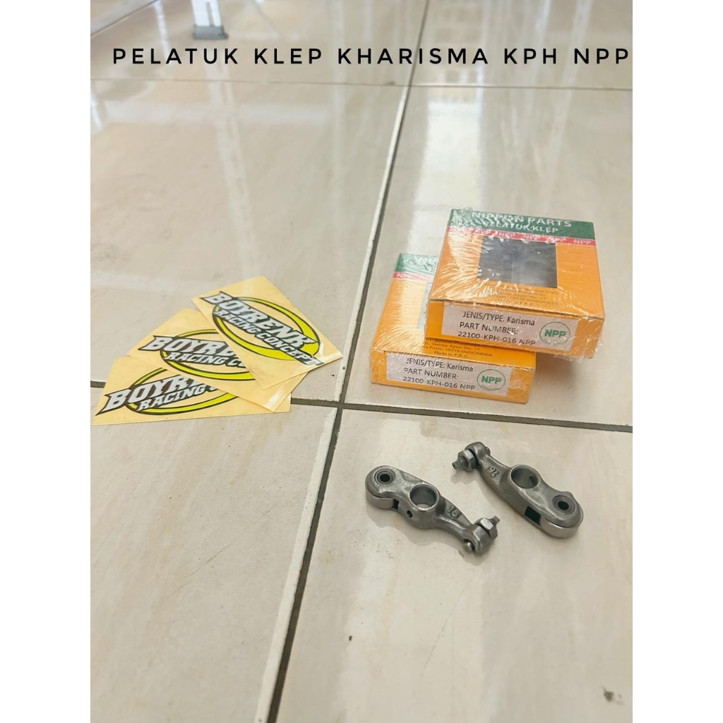 TEMPLAR / PELATUK KLEP ROCKER ARM SUPRA X 125 KHARISMA KPH NPP- BOYRENK RACING CONCEPT