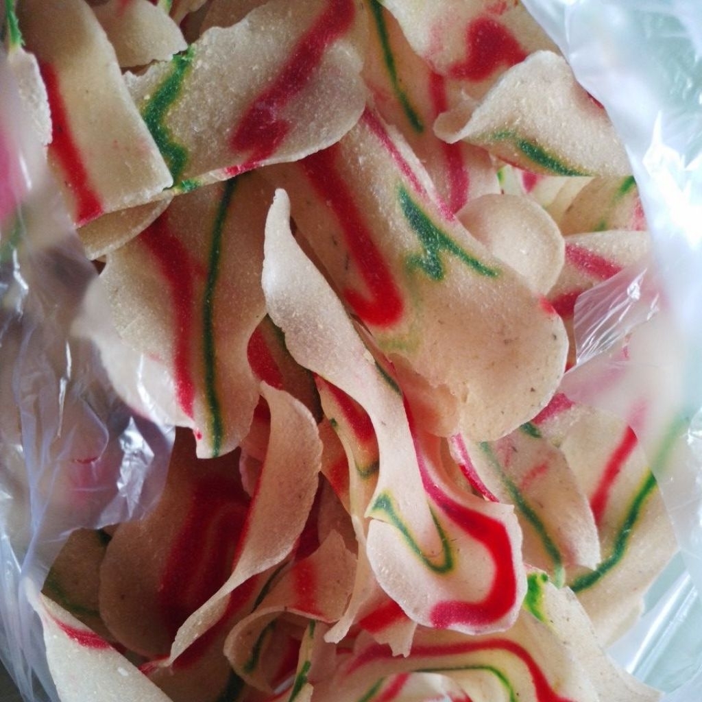 

kelempang ubi mentah isi setengah kg