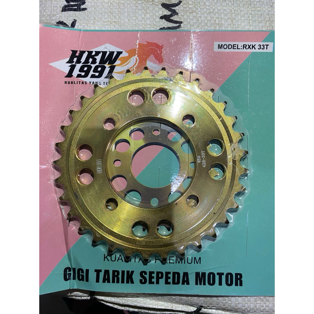 GEAR BELAKANG GOLD HKW1991 RXKING 33t,34t,35t