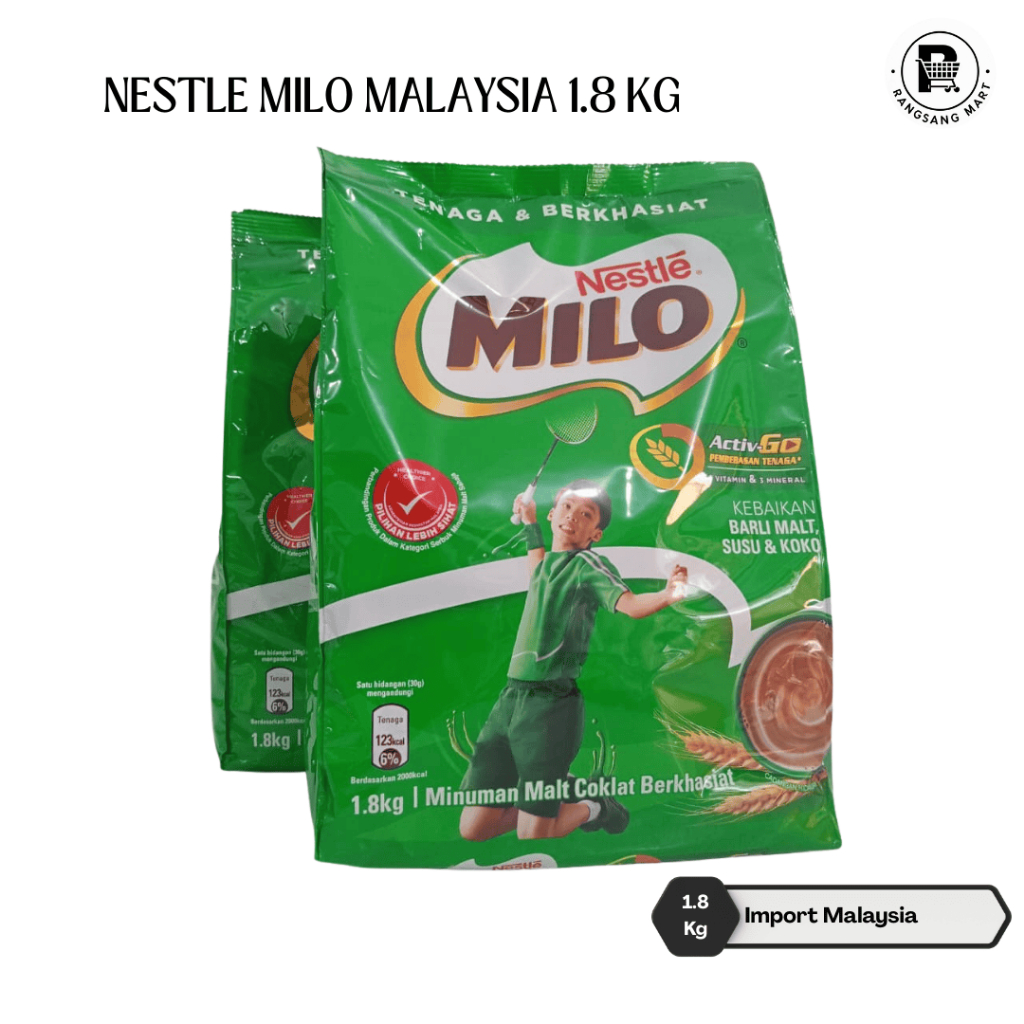 

NESTLE MILO MALAYSIA 1.8 KG [Exp. 31 Juli 2026]