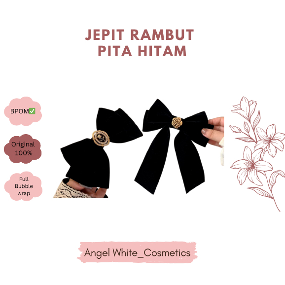 JEPIT RAMBUT PITA HITAM