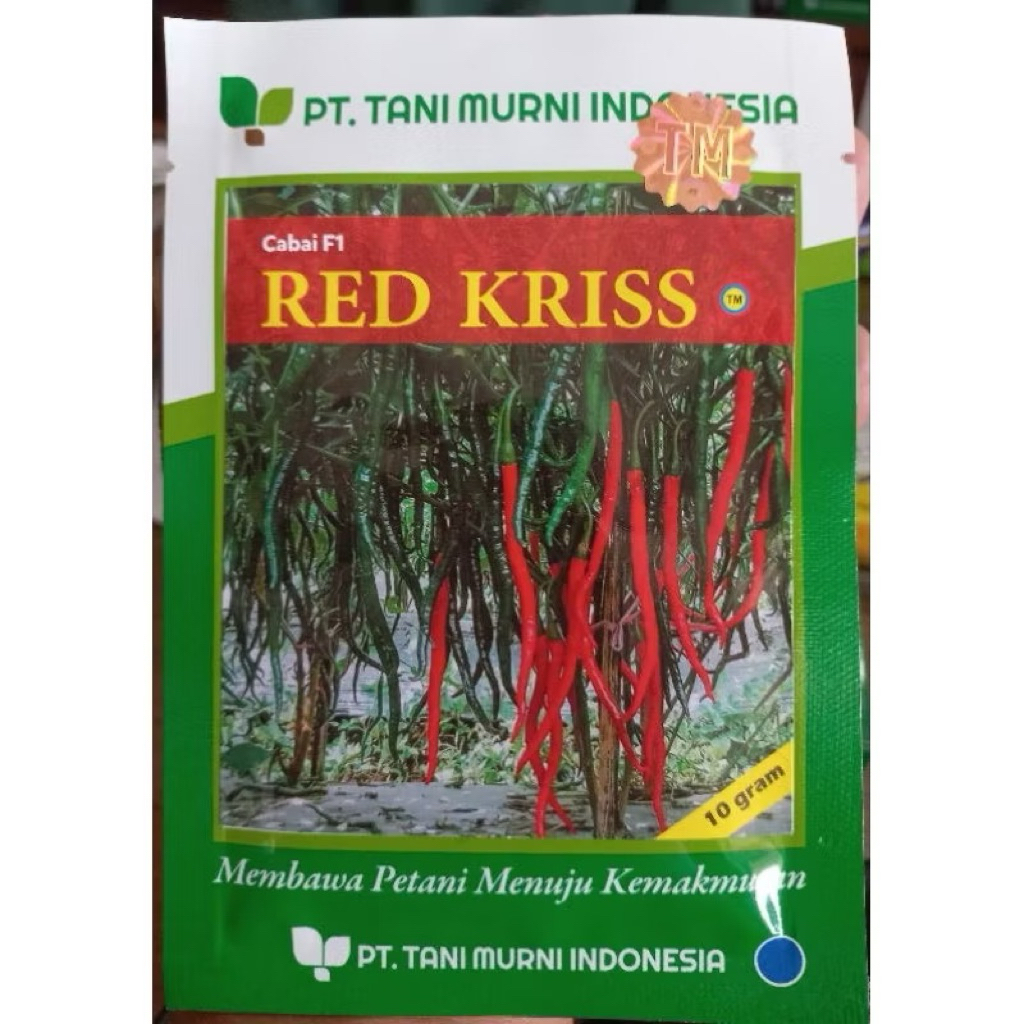 Benih bijt Cabe Keriting F1 RED KRISS 10gram - Benih Cabai Keriting TM RED KRISS